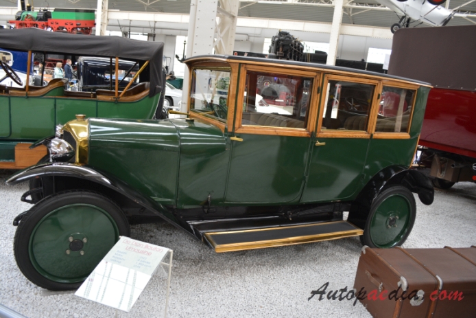 De Dion-Bouton 1922 (limousine 4d), left side view