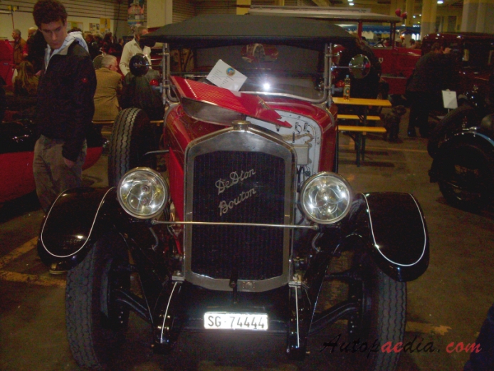 De Dion-Bouton 1925 (convertible 4d), przód