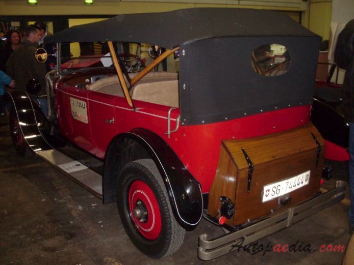 De Dion-Bouton 1925 (convertible 4d), lewy tył