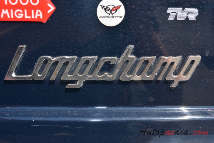 De Tomaso Longchamp 1972-1989 (1978 Coupé 2d), rear emblem  