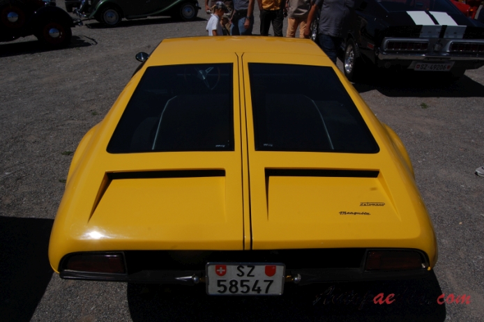 De Tomaso Mangusta 1967-1971, rear view