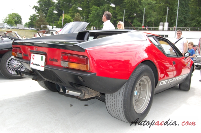 De Tomaso Pantera 1971-1993 (1972 GTS), right rear view