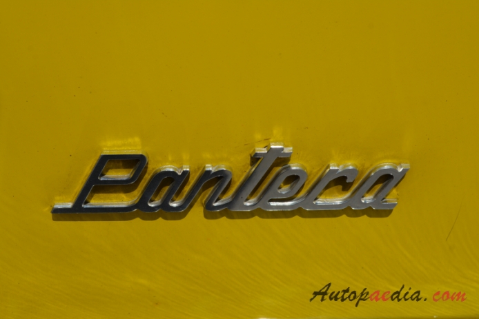 De Tomaso Pantera 1971-1993 (1973), rear emblem  