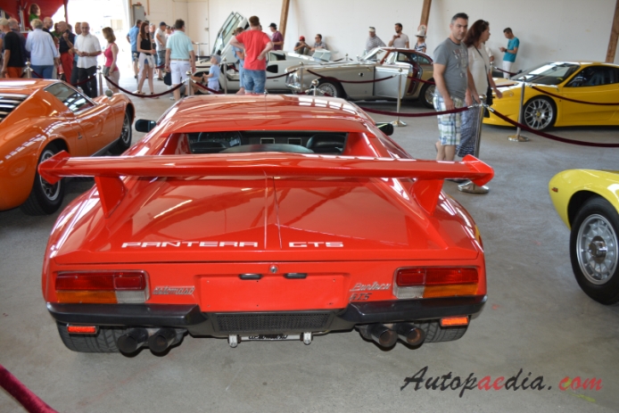 De Tomaso Pantera 1971-1993 (1980-1985 GT5), rear view