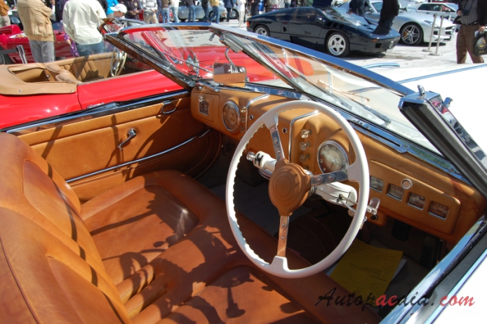 Delahaye 135 1935-1954 (1949 135MS Saoutchik Cabriolet 2d), wnętrze
