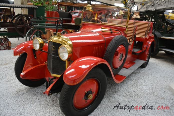 Delahaye 1921 (fire engine), left front view