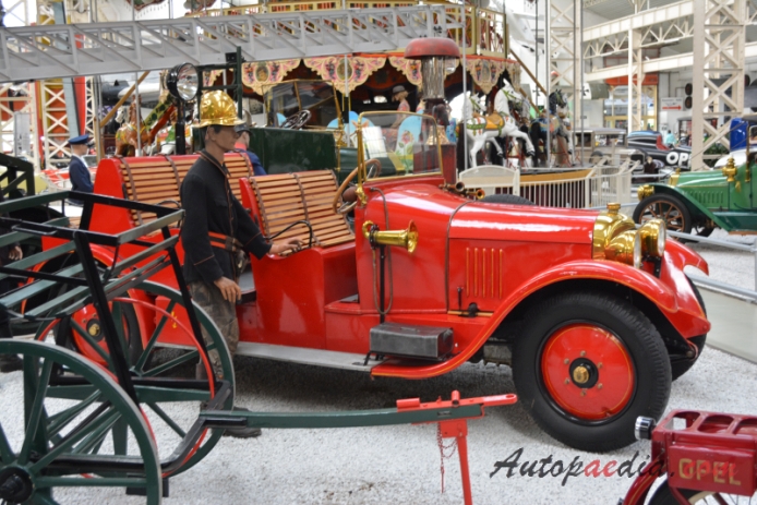 Delahaye 1921 (wóz strażacki), prawy bok