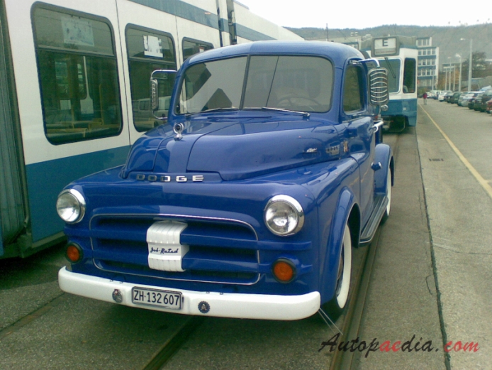 Dodge B Series 1948-1953 (1951 pickup 2d), front view