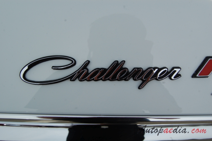 Dodge Challenger 1. generacja 1970-1974 (1970 R/T 440 Magnum convertible), emblemat tył 