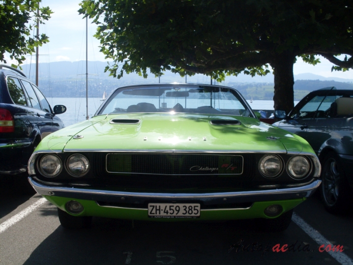 Dodge Challenger 1st generation 1970-1974 (1970 R/T 440 SixPack convertible), front view