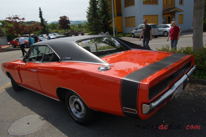 Dodge Charger B-body 2nd generation 1968-1970 (1970 R/T hardtop 2d),  left rear view