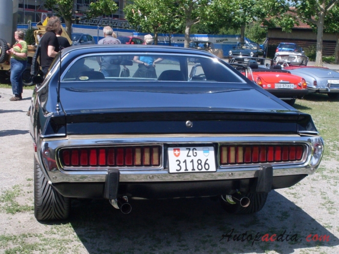 Dodge Charger B-body 3rd generation 1971-1974 (1973-1974), rear view