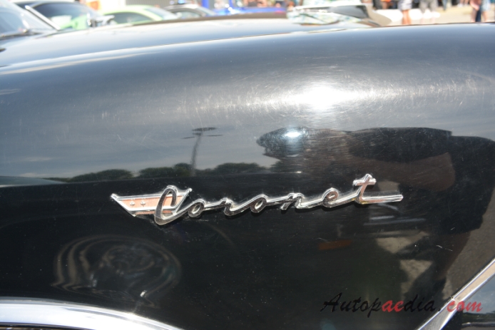 Dodge Coronet 4th generation 1957-1959 (1959 sedan 4d), side emblem 