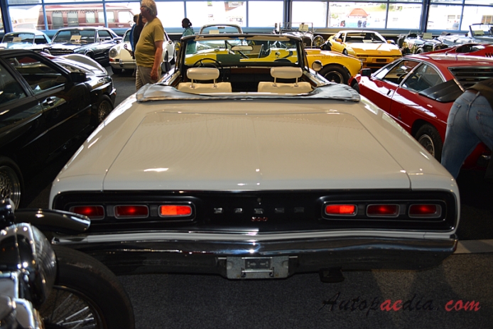 Dodge Coronet 5th generation 1965-1970 (1970 Coronet 500 convertible 2d), rear view