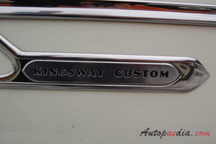 Dodge Custom Royal 1955-1959 (1956 Kingsway Custom sedan 4d), side emblem 