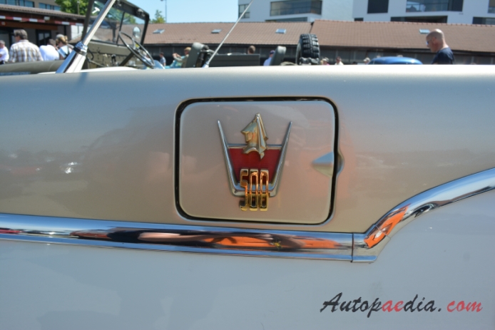Dodge Custom Royal 1955-1959 (1959 Lancer D-500 convertible 2d), side emblem 