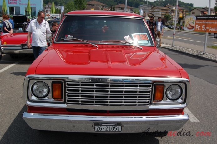 Dodge D series 3rd generation 1972-1980 (1978 Li'l Red Express Adventurer pickup 2d), front view