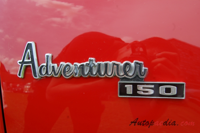 Dodge D series 3rd generation 1972-1980 (1978 Li'l Red Express Adventurer pickup 2d), side emblem 