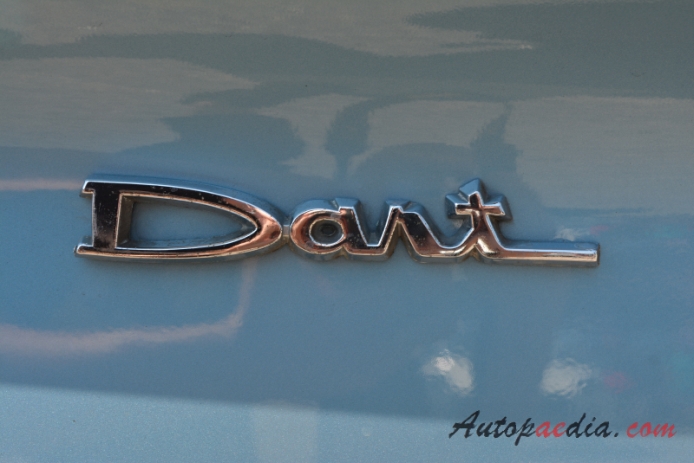 Dodge Dart 2nd generation 1962 (1962 sedan 2d), side emblem 