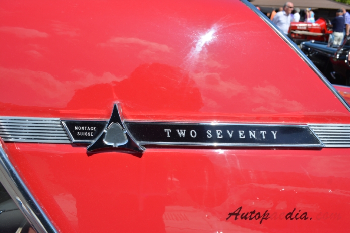 Dodge Dart 3. generacja 1963-1966 (1963 Two Seventy sedan 4d), emblemat bok 