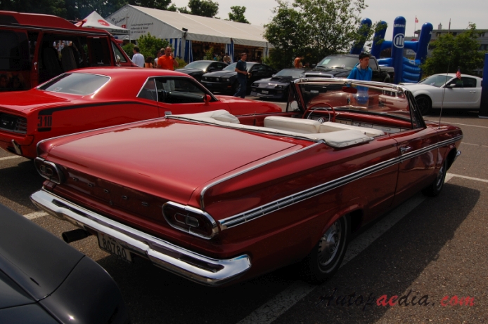 Dodge Dart 3rd generation 1963-1966 (1965 convertible 2d), right rear view