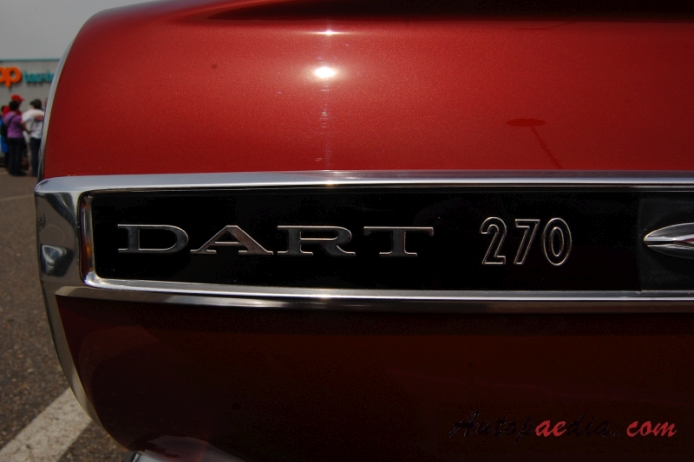 Dodge Dart 3. generacja 1963-1966 (1965 convertible 2d), emblemat bok 