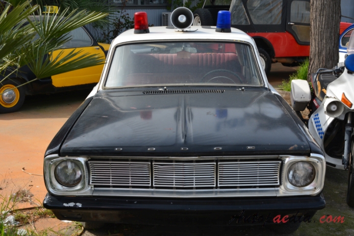 Dodge Dart 3rd generation 1963-1966 (1966 Police Car sedan 4d), front view