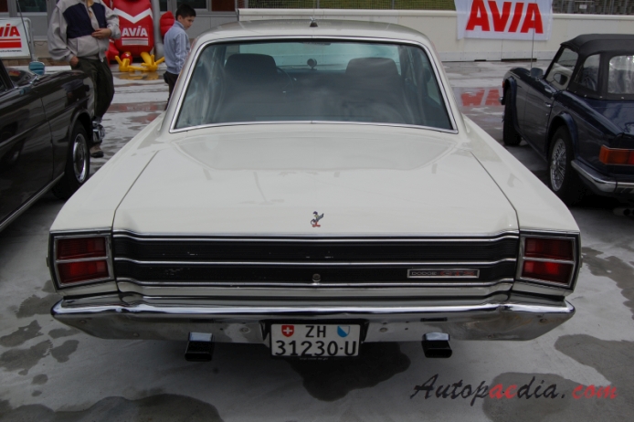 Dodge Dart 4th generation 1967-1976 (1969 Custom GTS sedan 4d), rear view