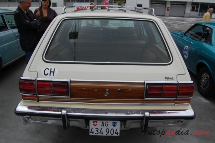 Dodge Diplomat 1977-1989 (1977-1979 Station Wagon 5d), rear view