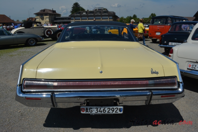 Dodge Polara 3rd generation 1965-1968 (1968 Coupé 2d), rear view