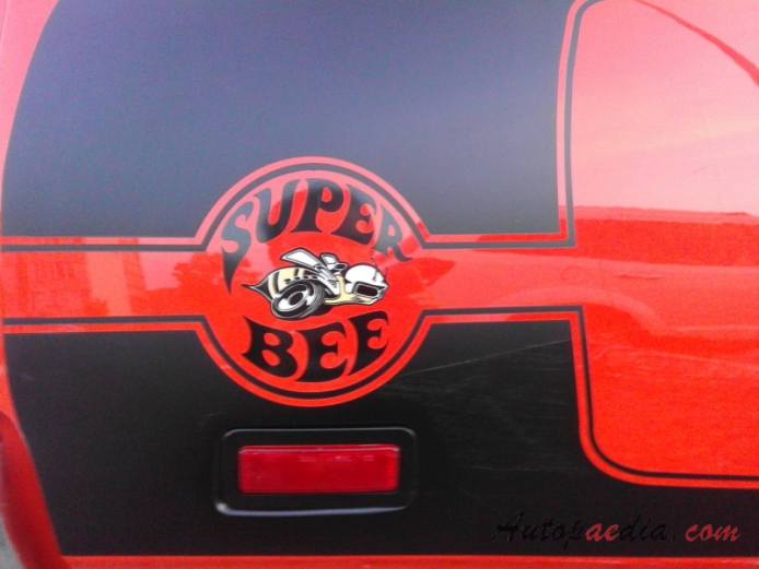 Dodge Super Bee 1st generation 1968-1970 (1970 station wagon 5d), side emblem 