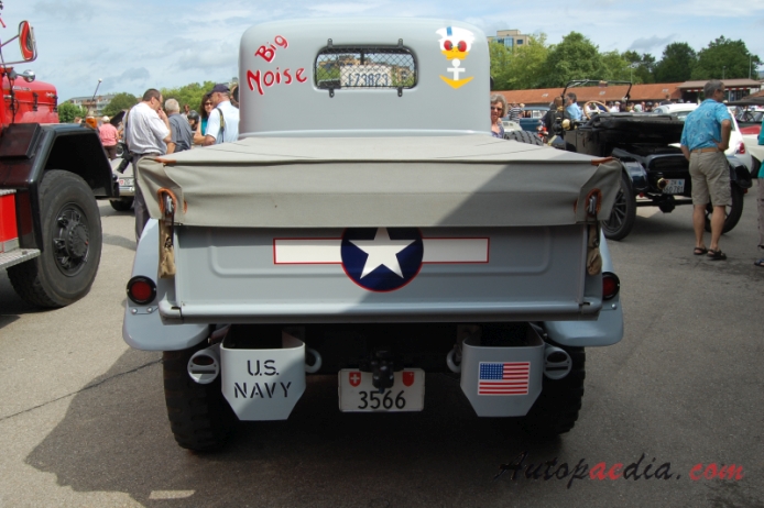 Dodge WC series 1940-1945 (1941 WC-12 military truck), rear view