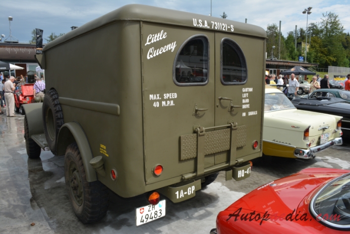 Dodge WC series 1940-1945 (1943 WC-54 military truck)),  left rear view