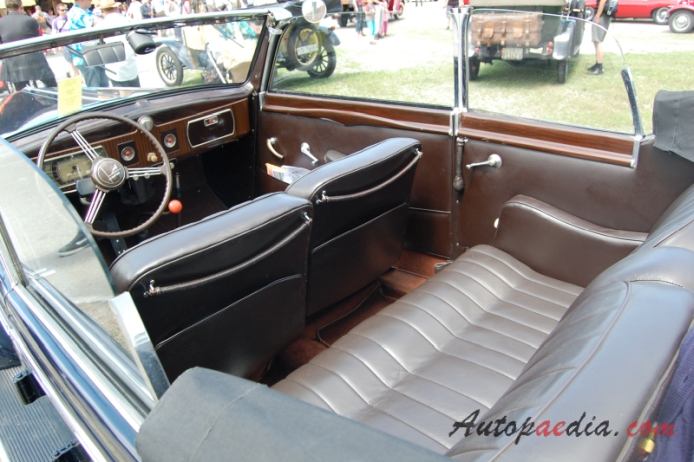 Dodge D5X 1937 (cabriolet 2d), interior