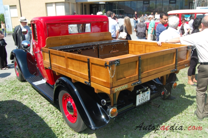 Dodge KC 1933-1936 (1934-1935 KCL pickup), lewy tył