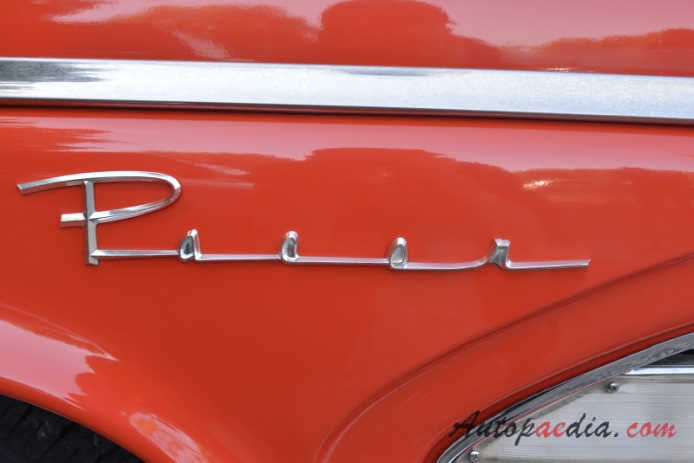 Edsel Pacer 1958 (hardtop 2d), side emblem 