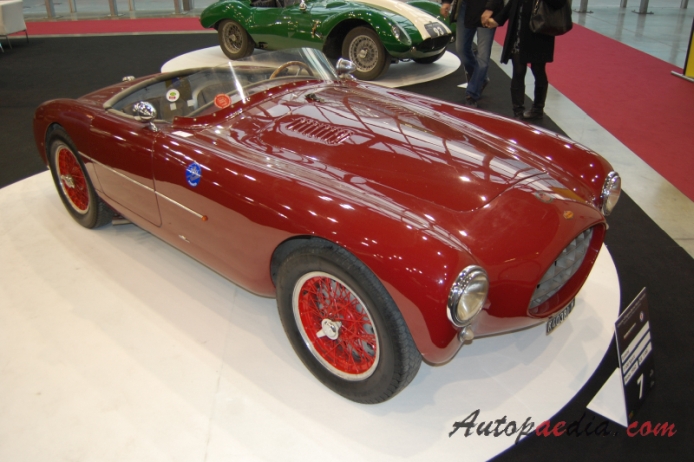 Ermini 1952 (1100 Sport roadster 2d), right front view