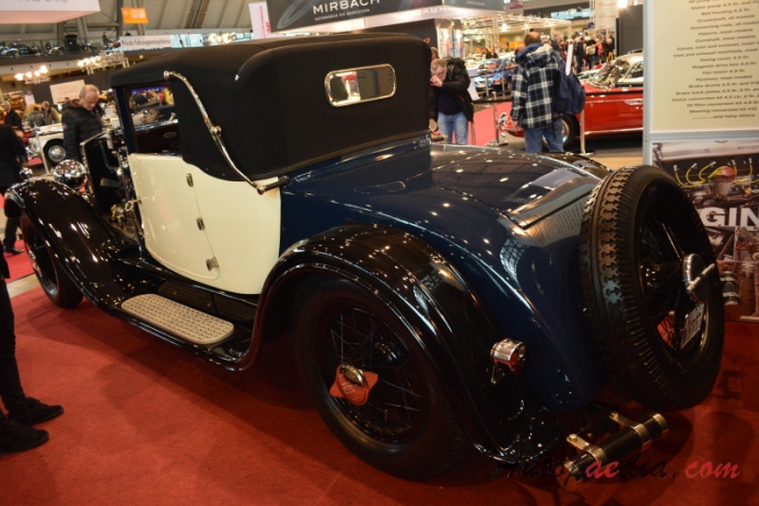 Excelsior Albert 1 1926-1929 (1927 5.3L cabriolet 2d), lewy tył