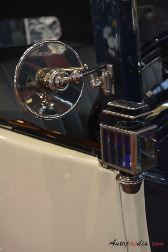 Excelsior Albert 1 1926-1929 (1927 5.3L cabriolet 2d), detail  