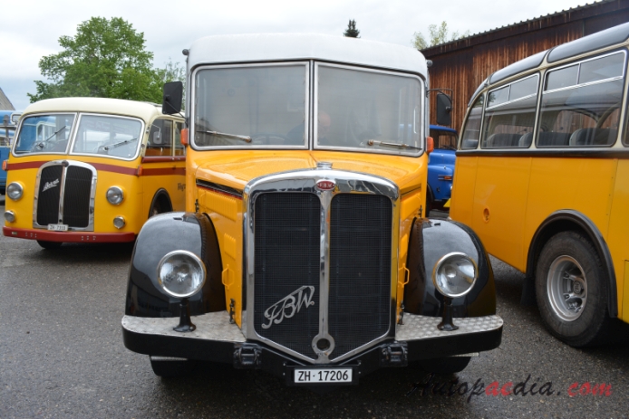 FBW ON50 1946-1958 (1948 Postauto kamper przeróbka), przód