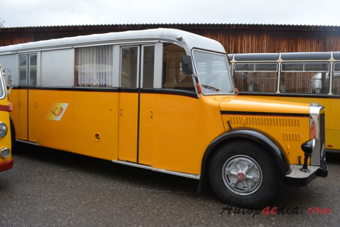 FBW ON50 1946-1958 (1948 Postauto motorhome conversion), right side view