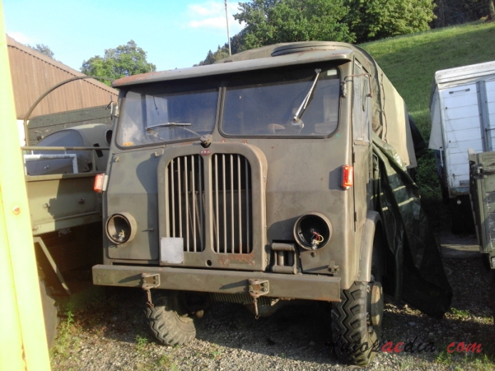 FBW Frontlenker (cab over engine) 1947-1985 (1951-1960 FBW AX40-V military truck), front view