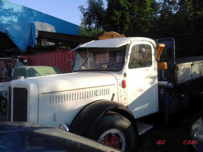 FBW Hauber (conventional truck) 1919-1985 (1956-1968 FBW L70/3-SK dump truck), left front view