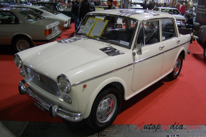 Fiat 1100 D 1962-1966 (1963 sedan 4d), left front view