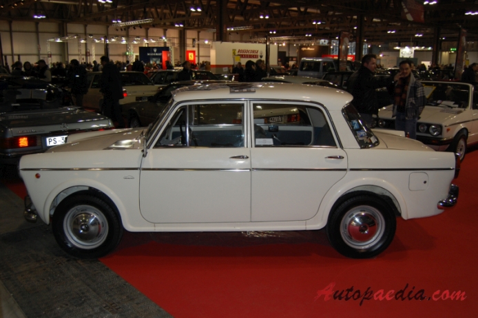 Fiat 1100 D 1962-1966 (1963 sedan 4d), left side view