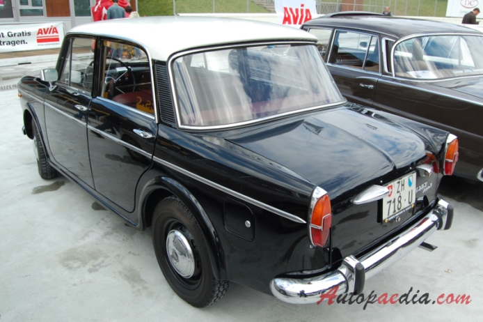 Fiat 1100 D 1962-1966 (1964 sedan 4d),  left rear view
