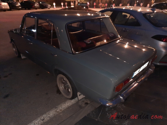 Fiat 124 1966-1974 (1966-1970 Fiat 124 sedan 4d),  left rear view