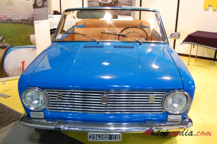 Fiat 124 1966-1974 (1966 cabriolet 2d), przód