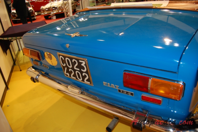 Fiat 124 1966-1974 (1966 cabriolet 2d), rear view