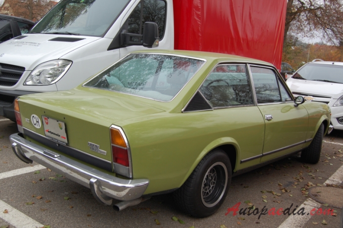 Fiat 124 Coupé CC 1973-1975 (Fiat 124 1800 Coupé 2d), prawy tył